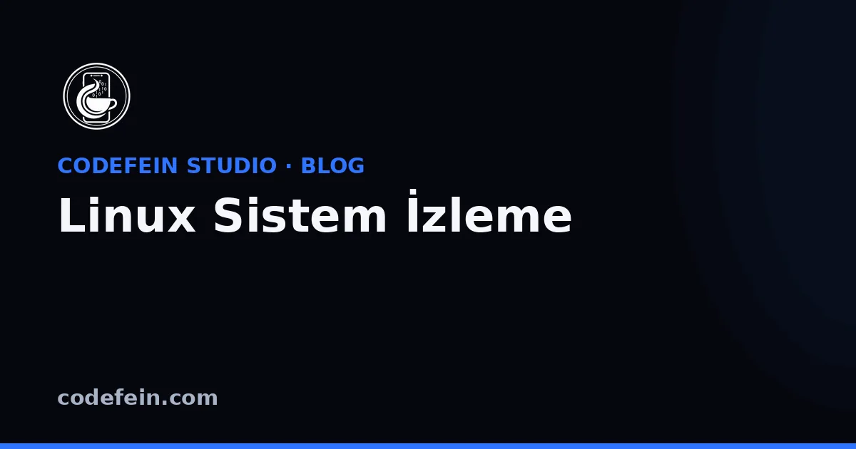 Linux'ta Python ile Sistem İzleme